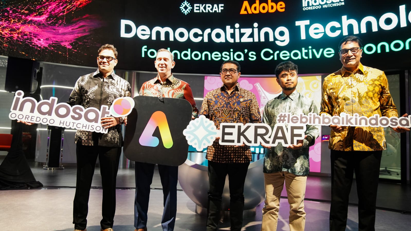 Kemenekraf – Indosat -Adobe Hadir untuk Mengubah Kreativitas Menjadi Peluang Nyata