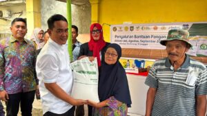 BULOG Sumut Launching Bantuan Pangan Beras di Kota Tebing Tinggi